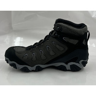 OBOZ MENS SAWTOOTH II MID B-DRY WATERPROOF HIKING SHOES CHARCOAL SIZE 12 WIDE