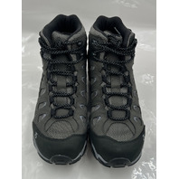 OBOZ MENS SAWTOOTH II MID B-DRY WATERPROOF HIKING SHOES CHARCOAL SIZE 12 WIDE