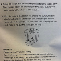 SMALL PORTABLE METAL DETECTOR ROHS