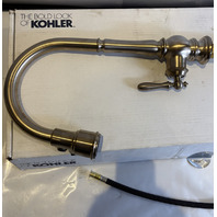 KOHLER ARTIFACTS PULL DOWN SPRAY KITCHEN FAUCET VIBRANT BRUSHED BRONZE 99259-BV
