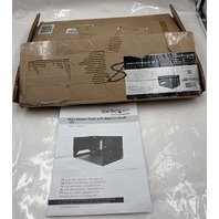 STARTECH WALL-MOUNT RACK W BUILT IN SHELF WALLSHELFF4U STANDARD 4U RACK DIMS