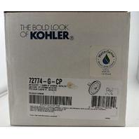 KOHLER ARTIFACTS HYDRORAIL 1.75 GPM SINGLE FUNCTION SHOWERHEAD 76472-G-CP