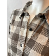 FAHERTY WOMEN'S LEGEND SWEATER CLASSIC POPOVER SZ LARGE L BROWN OAT WKF2539 NWT