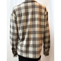 FAHERTY WOMEN'S LEGEND SWEATER CLASSIC POPOVER SZ LARGE L BROWN OAT WKF2539 NWT