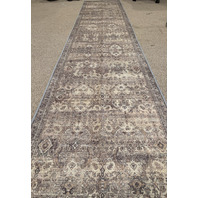 2X10' ANTISLIP RUBBER LOW PILE MACHINE WASHABLE RUG RUNNER GREEN NEW