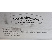 STRIKEMASTER LFV-PH 40V LITHIUM ICE AUGER MOTOR BATTERY AND CHARGER NO BLADE