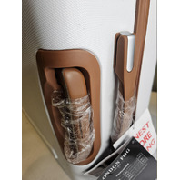 LONDON FOG 0897 28” VINTAGE II SPINNER HARDSIDE EXPANDABLE WHITE-CARAMEL