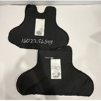 QTY 2 ARMOR EXPRESS HALO BODY ARMOR SIZE 2515/2513 ARMOR PLATE BULLET PROOF IIIA