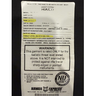 QTY 2 ARMOR EXPRESS HALO BODY ARMOR SIZE 2515/2513 ARMOR PLATE BULLET PROOF IIIA