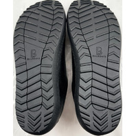 BIRCHBURY BRAMFORD MENS SIZE 14 BLACK WIDE TOE BOX BAREFOOT LEATHER SNEAKERS