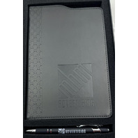 LOT OF 17 SARATOGA MBM ADVERTISING BLACK MONTABELLA JOURNAL & ULTIMA PEN GIFTSET
