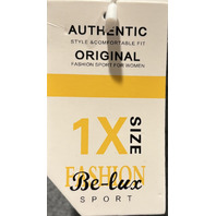 BE-LUX AQ24102X ORIGINAL SPORT FIT GREY QUARTERZIP JACKET WOMENS 1X