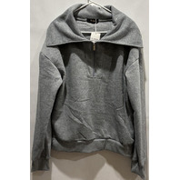 BE-LUX AQ24102X ORIGINAL SPORT FIT GREY QUARTERZIP JACKET WOMENS 1X