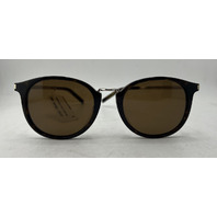SAINT LAURENT DARK HAVANA CLASSIC LEGACY SUNGLASSES SL 130/F COMBI 007 54 21-150