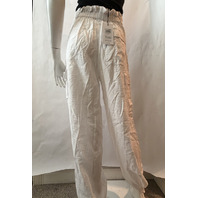 REISS WOMEN'S DRAWSTRING TIE-CUFF TORY CARGO TROUSER IN WHITE WW97 US SIZE 6