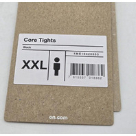 ON RUNNING CLOUD MENS CORE TIGHTS PERFORMANCE BLACK XXL ACTIVEWEAR 1ME10420553