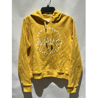 AEROPOSTALE AERO NEW YORK HOODIE MUSTARD YELLOW YOUTH SIZE LARGE L