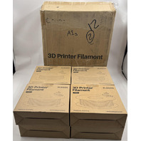 LOT OF 8 ELEGOO RAPID PLA+ WHITE 3D PRINTER FILAMENT 1KG 0.02MM TOLERANCE