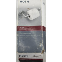 MOEN ARLYS Y5709BN SINGLE POST TOILET PAPER HOLDER BRUSHED NICKEL FINISH