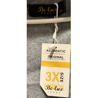 BE-LUX AQ24102X ORIGINAL SPORT FIT GREY QUARTERZIP JACKET 3X WOMENS