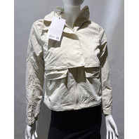 LULULEMON WOMEN'S ALWAYS EFFORTLESS JACKET SIZE 4 LW4BW8S LIGHT IVORY