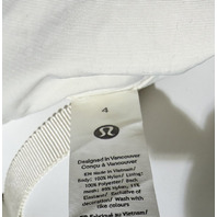 LULULEMON WOMEN'S ALWAYS EFFORTLESS JACKET SIZE 4 LW4BW8S LIGHT IVORY