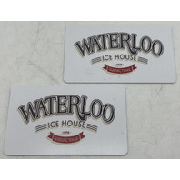 LOT OF 2 WATERLOO ICE HOUSE $25 DOLLAR GIFT CARDS ($50 TOTAL)
