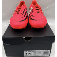 ADIDAS PREDATOR LEAGUE FT FG J UNISEX KIDS SIZE 4.5 PINK SOCCER CLEATS