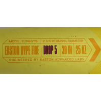 EASTON EUT4HYP5 HYPE FIRE DROP 5 30" 25 OZ 2 3/4 IN BARREL DIAMETER BASEBALL BAT