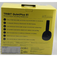TRIBIT QUIETPLUS 81 WIRELESS NOISE CANCELLING HEADPHONES BTQ81 BLUETOOTH