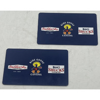 LOT OF 2 BLUE GOOSE CANTINA $25 DOLLAR GIFT CARDS ($50 TOTAL)