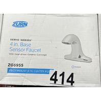 ZURN SERIO SERIES ZG6955 DECK-MOUNT 4 INCH CENTER POST BASE SENSOR FAUCET