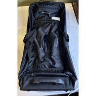 EDDIE BAUER TRAVERSE 32 78L ROLLING DUFFEL BAG BLACK