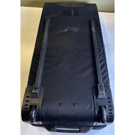 EDDIE BAUER TRAVERSE 32 78L ROLLING DUFFEL BAG BLACK