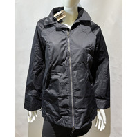 LULULEMON TAFFETA COLLARED JACKET SLNSH SIZE XS LM4ARZS BLACK