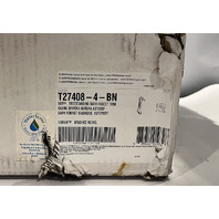 KOHLER T27408-4-BN RIFF SINGLE HANDLE FOOT TUB FAUCET WITH HANDSHOWER B. NICKEL