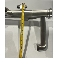 KOHLER T27408-4-BN RIFF SINGLE HANDLE FOOT TUB FAUCET WITH HANDSHOWER B. NICKEL