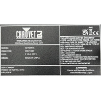 CHAUVET DJ GEYSER T6 VERTICAL LED RGB LIGHT AND FOG MACHINE WITH REMOTE