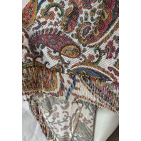 ETRO KNITTED MIDI DRESS W FRINGING FLORAL PAISLEY MOTIF WRKA0122AKD50 SZ 38