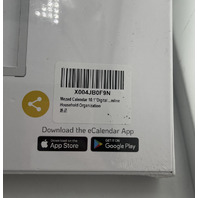 E-CALENDAR MEZED WHITE DIGITAL CALENDAR 10.1" TOUCH SCREEN PLANNER PHOTO FRAME