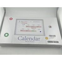 E-CALENDAR MEZED WHITE DIGITAL CALENDAR 10.1" TOUCH SCREEN PLANNER PHOTO FRAME