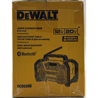 DEWALT DCR028B JOBSITE BLUETOOTH RADIO 12V 20V CORDED OR CORDLESS TOOL ONLY