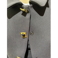 SANDRO PARIS SFPVE01217 LIORA BLAZER W JEWEL BUTTONS MSRP 560$ SZ 38 NWT BLACK