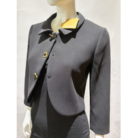 SANDRO PARIS SFPVE01217 LIORA BLAZER W JEWEL BUTTONS MSRP 560$ SZ 38 NWT BLACK