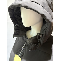 HALFDAYS WOMEN'S HEDY BELTED PUFFER IN BLACK 1WT0101 SIZE SMALL S