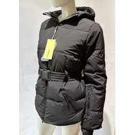 HALFDAYS WOMEN'S HEDY BELTED PUFFER IN BLACK 1WT0101 SIZE SMALL S