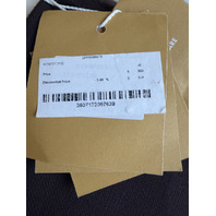 SANDRO PARIS SFPSH00515 ANTOINE SHORTS WITH BUTTON DETAIL SIZE 38 BROWN NWT