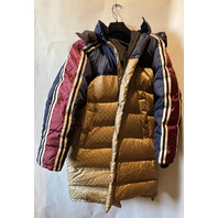 GUCCI GG JACQUARD NYLON PUFFER JACKET GG MONOGRAM PATTERN AUTHENTIC SIZE 46