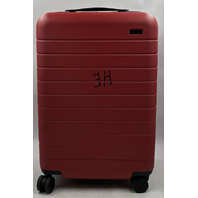 AWAY THE CARRY-ON RED HARD SHELL SUITCASE 21.7" x 14.4" x 9" 41L