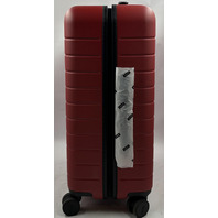 AWAY THE CARRY-ON RED HARD SHELL SUITCASE 21.7" x 14.4" x 9" 41L